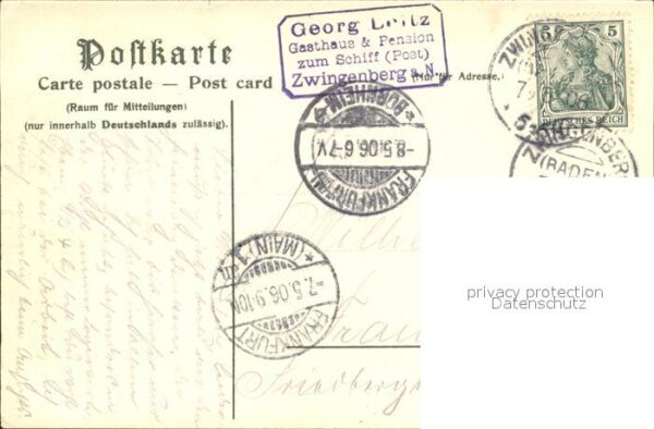 Zwingenberg Baden Neckar Schlosshof – Bild 2