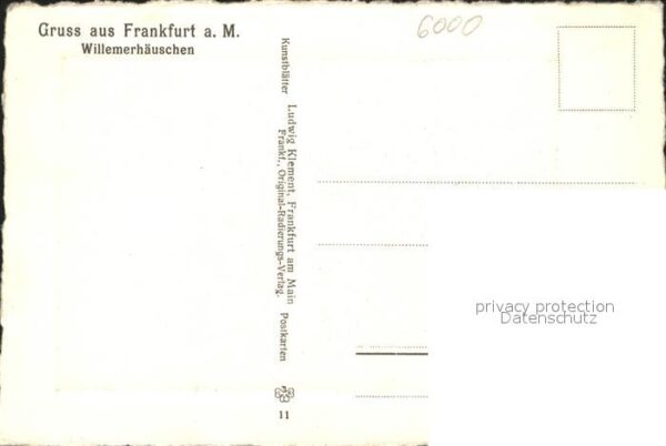 Frankfurt Main Willemerhäuschen – Bild 2