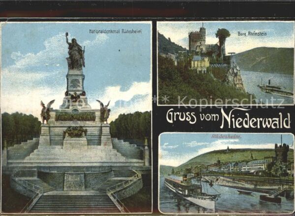 Niederwald Hessen Nationaldenkmal Rüdesheim Burg Rheinste