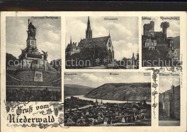 Niederwald Hessen Nationaldenkmal Bingen Mäuse Turm