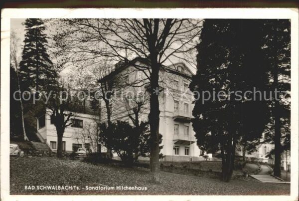 Bad Schwalbach Sanatorium Hilchenhaus