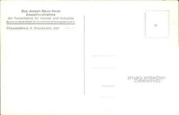 Wiesbaden Fliegeraufnahme Joseph Baum Heim – Bild 2