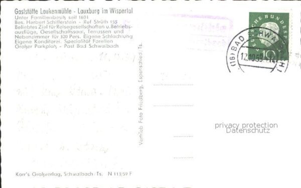 Lauxburg Wispertal Laukenmühle – Bild 2