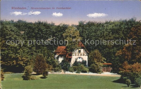 Wiesbaden Försterhäuschen im Dambachtal