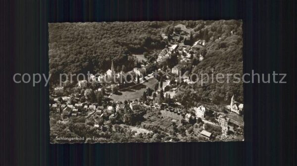 Schlangenbad Taunus Fliegeraufnahme