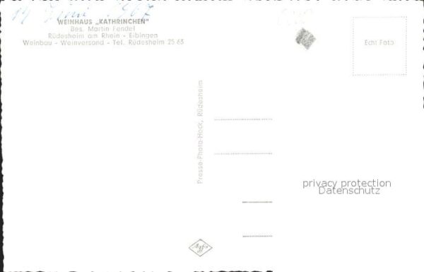 Ruedesheim Rhein Weinhaus Kathrinchen – Bild 2
