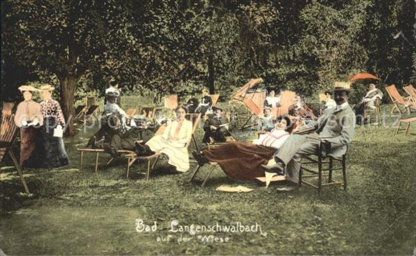 Langenschwalbach Gesellschaft im Park