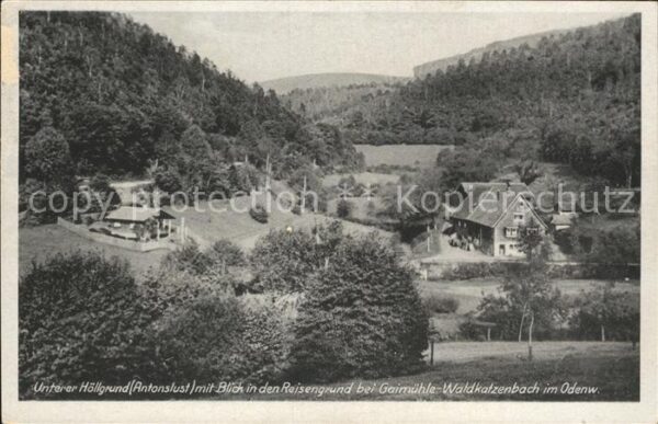 Waldkatzenbach Gaimühle Unterer Höllgrund