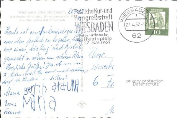 Biebrich Wiesbaden Weinhaus Rheinterrassen – Bild 2
