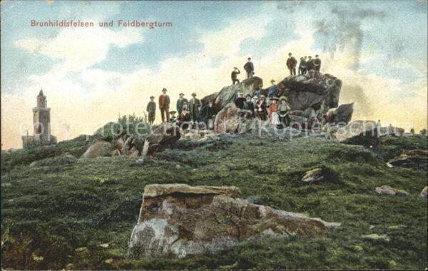 Feldberg Taunus Turm und Brunhildenfelsen