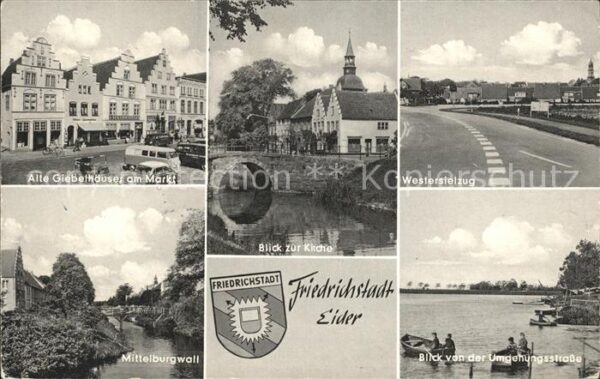 Friedrichstadt Eider Markt Mittelburgwall