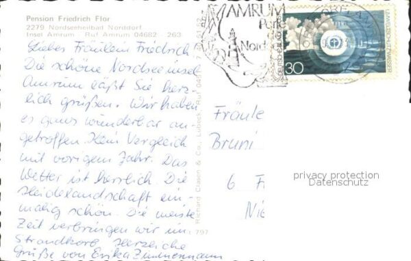 Norddorf Amrum Pension Friedrich Flor – Bild 2
