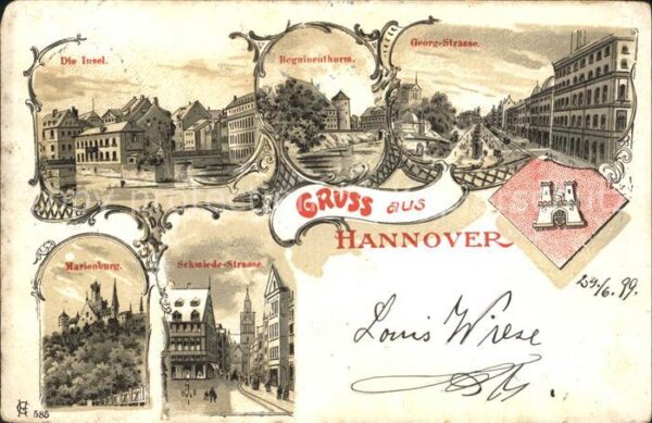 Hannover Beguinenturm Georg-Strasse Marienburg