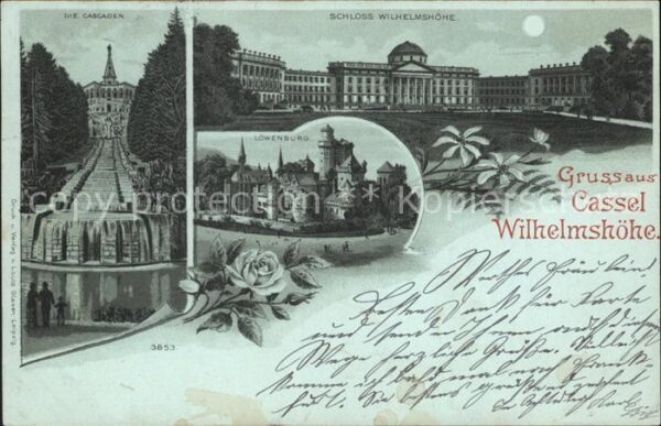 Kassel Wilhelmshöhe Schloss und Cascaden