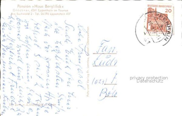 Eppenhain Pension Haus Bergblick Glöckner – Bild 2