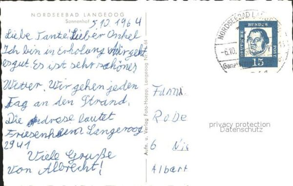 Langeoog Nordseebad Haus Sonnenhof – Bild 2