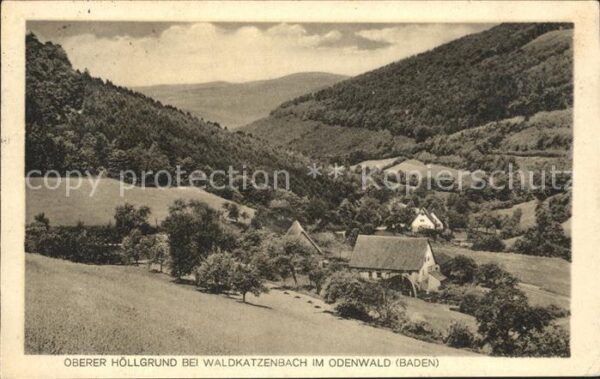 Waldkatzenbach Oberer Höllgrund Gasthaus Pension zum A