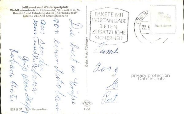 Waldkatzenbach Gasthaus Katzenbuckel – Bild 2
