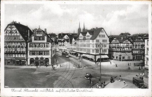 Kassel Altmarkt Strassenbahn Freiheiter Durchb