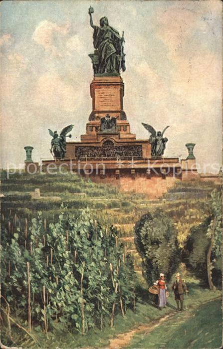 Niederwalddenkmal Künstlerkarte