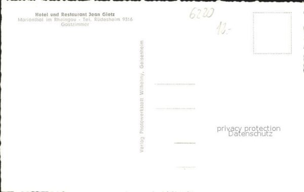 Marienthal Rheingau Hotel Restaurant Jean Gletz – Bild 2