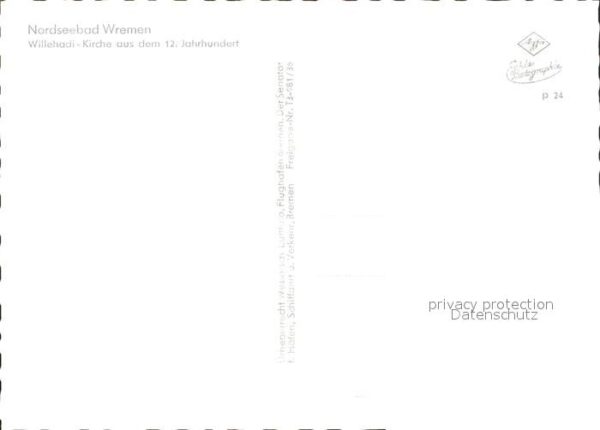 Wremen Fliegeraufnahme Kirche – Bild 2