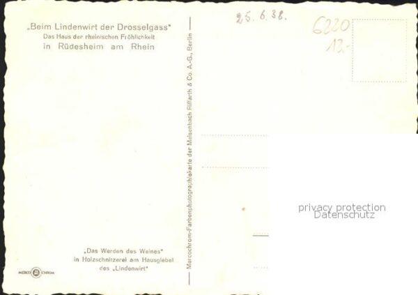 Ruedesheim Rhein Beil Lindenwirt der Drosselgass – Bild 2