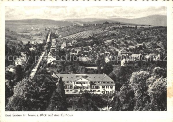 Bad Soden Taunus Fliegeraufnahme Kurhaus