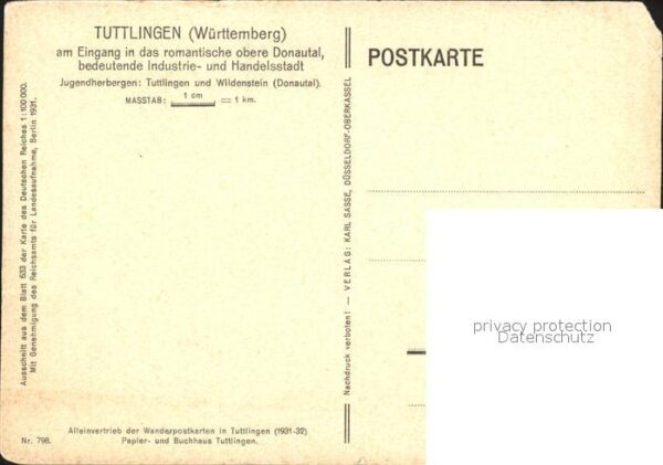 Tuttlingen Landkarte – Bild 2