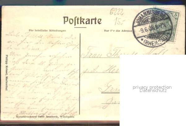 Johannisberg Rheingau Marienthal von Süden – Bild 2