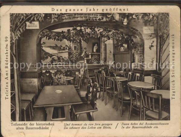Assmannshausen Hotel alte Bauernschänke