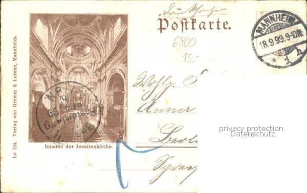Mannheim Rathaus Katholische Pfarrkirche Inneres – Bild 2
