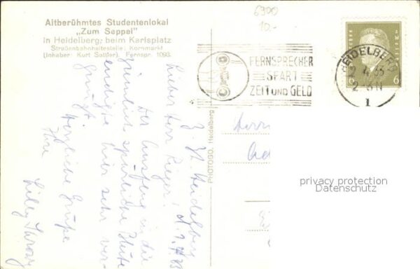 Heidelberg Neckar Studentenlokal Zum Seppel – Bild 2