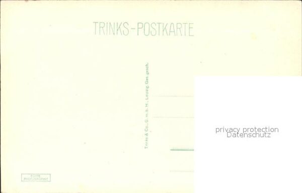 Witten Ruhr Waldhaus Hohenstein Trinks Postkarte – Bild 2