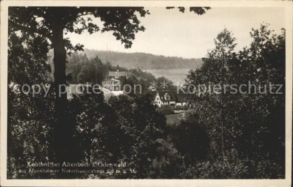 Kohlhof Altenbach Mannheimer Naturfreundehaus Odenwald