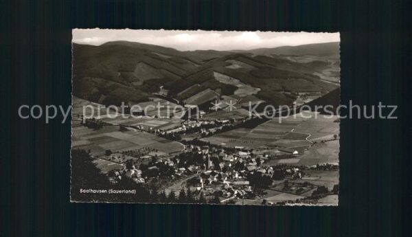 Saalhausen Sauerland Fliegeraufnahme