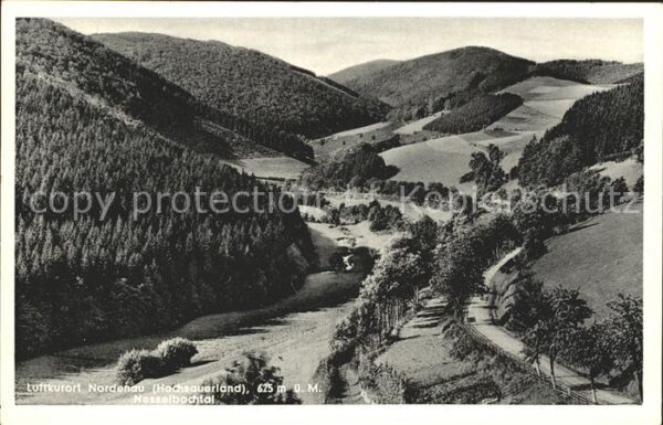 Nordenau Panorama Nesselbachtal Luftkurort