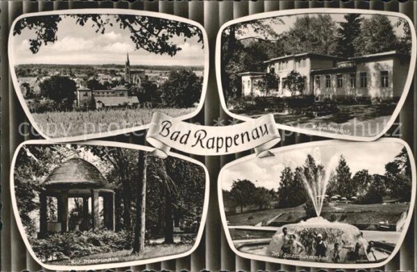 Bad Rappenau Ortsansicht Kurmittelhaus Trinkbrunnen