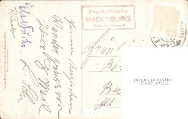 Landau Pfalz Madenburg Künstlerkarte – Bild 2