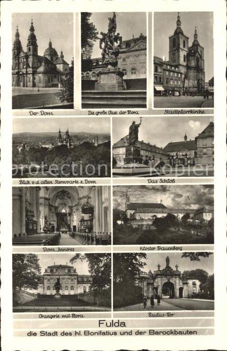 Fulda Dom Vase der Flora Kirche Schloss Klost