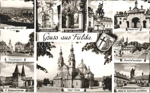 Fulda Friedrichstrasse Kirche Schloss Park Or