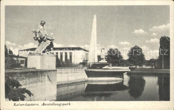 Kaiserslautern Ausstellungspark Skulptur Fontäne