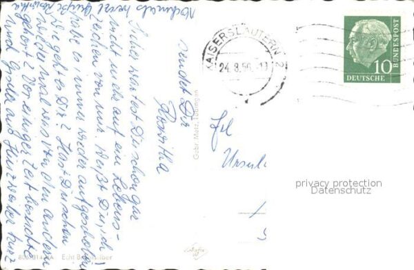 Kaiserslautern Gesamtansicht 23er Denkmal Stiftskirche – Bild 2