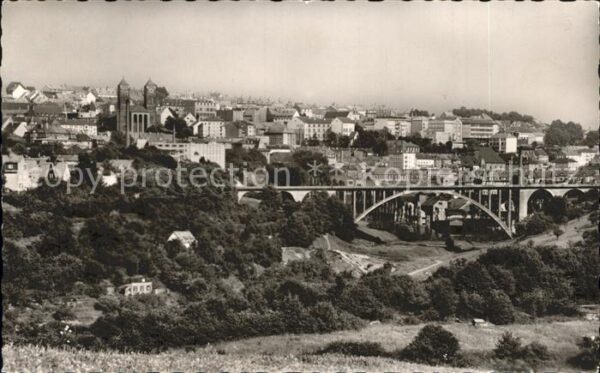 Pirmasens Stadtbild mit Hindenburgbrücke