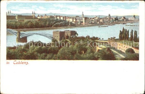 Koblenz Rhein Eisenbahnbrücke