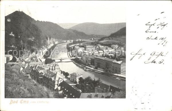 Bad Ems Panorama Blick vom Curberg