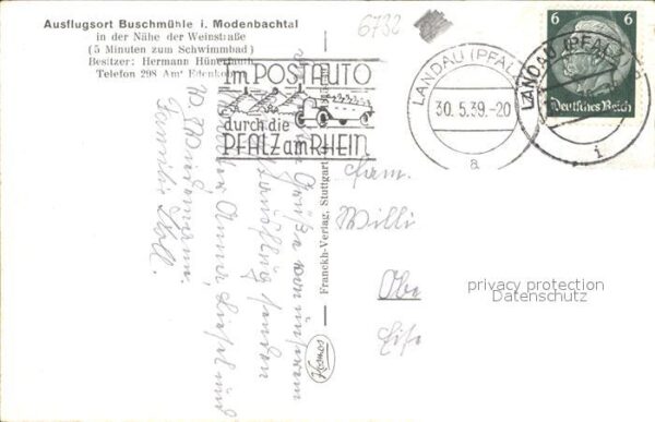 Edenkoben Ausflugsort Buschmühle im Modenbachtal – Bild 2