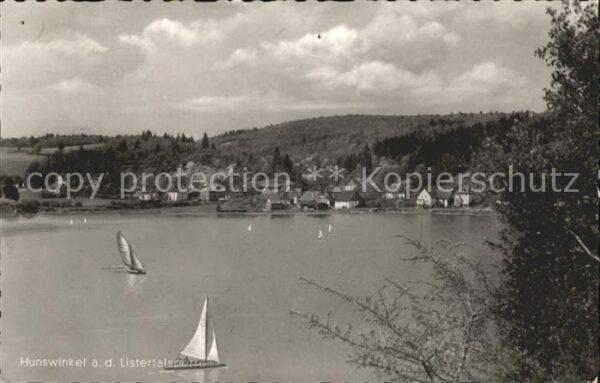 Hunswinkel Stausee Listertalsperre Segeln