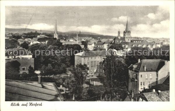 Herford Blick über die Stadt
