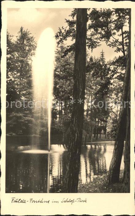 Fulda Fontäne im Schlosspark
